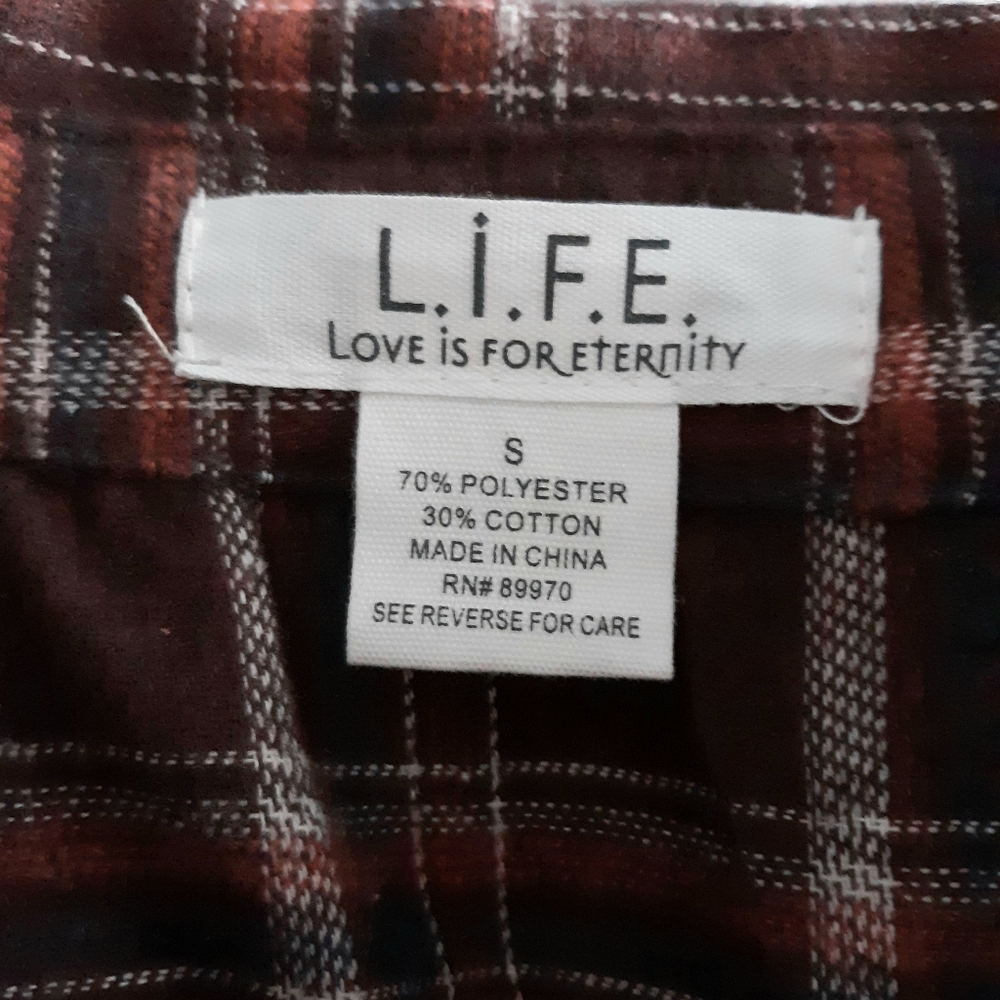 Avenue Brown Button Down Blouse With Notched Coll… - image 4